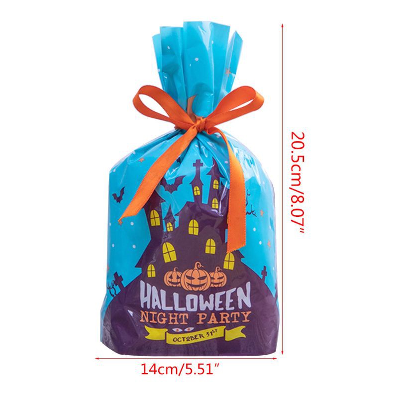 Set 50 Túi Đựng Bánh Kẹo Chủ Đề Halloween