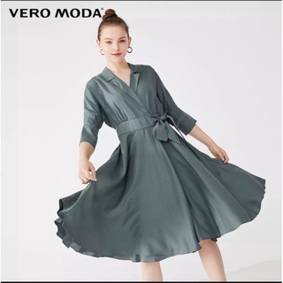 (Hàng có sẵn) Đầm Vero moda cổ sơ mi Size S