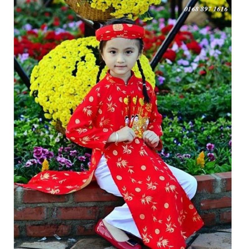 Áo dài truyền thống kèm quần cao cấp vải thái tuấn từ 8kg_45kg