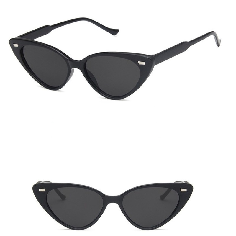 Kính mát gọng mắt mèo nhỏ thời trang Hàn Quốc cổ điển cho nam và nữ