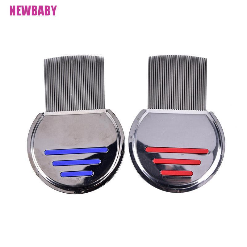 [Neababy] 1 Lược Chải Tóc Bằng Thép Không Gỉ Loại Bỏ Bụi Bẩn