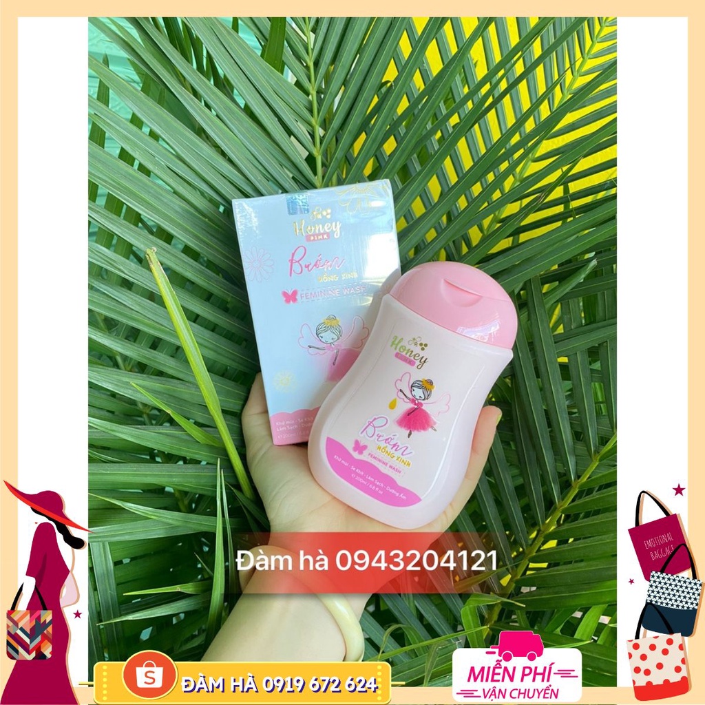 [Chính Hãng] Dung dịch vệ sinh Honey pink - Bướm hồng xinh