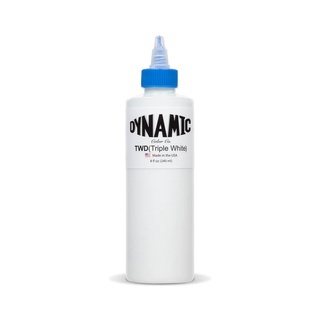 Mực xăm hình màu trắng Dynamic Triple White tattoo ink - 8oz