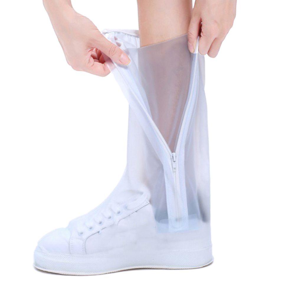 Vỏ Bọc Giày Đi Mưa Cổ Cao Chống Trượt Chống Mài Mòn Không Thấm Nước Tái Sử Dụng Tiện Lợi