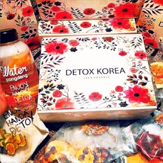 1 HỘP 30 GÓI DETOX HOA QUẢ SẤY tặng kèm bình