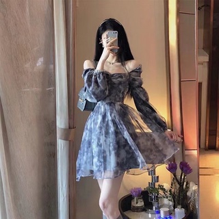 ❧♣✟Cô Gái Phiên Bản Hàn Quốc Ngọt Ngào Một Chiếc Váy Cổ