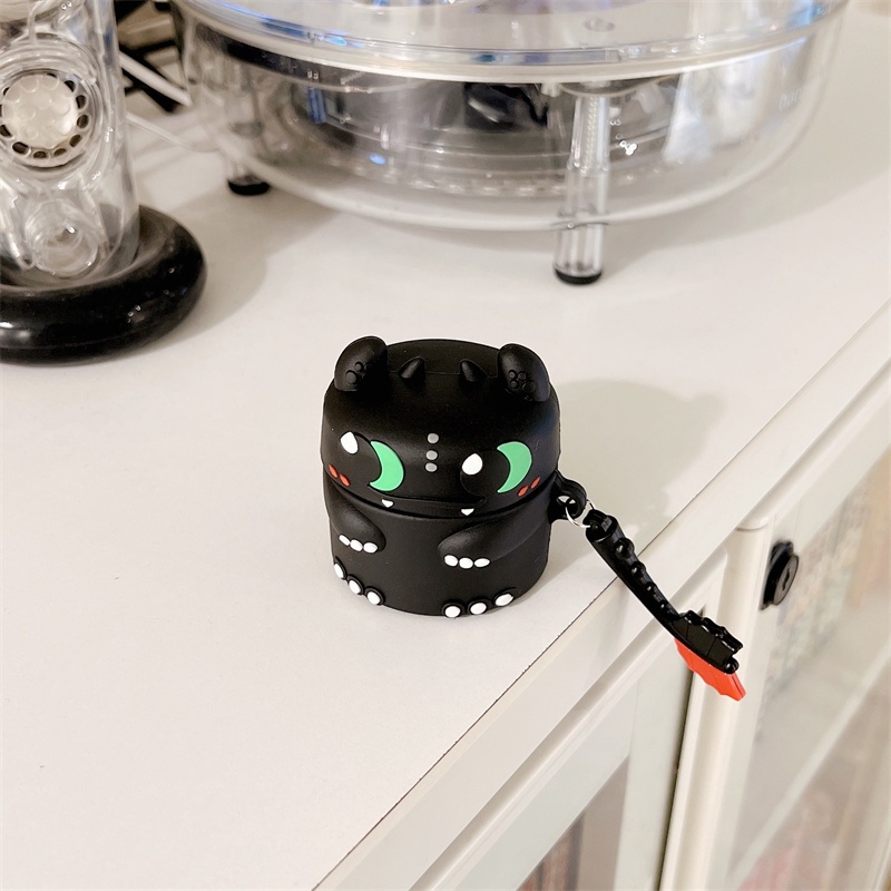 Vỏ Bảo Vệ Hộp Sạc Tai Nghe bluetooth Không Dây Baseus Bowie WM02 Bằng Silicon Mềm Họa Tiết Hoạt Hình 3D Dễ Thương