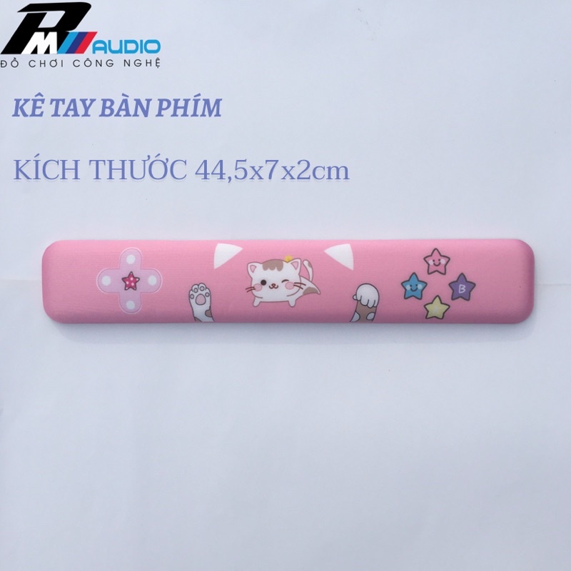 Miếng Đệm Kê Cổ Tay Bàn Phím Máy Tính Laptop Chất Liệu Silicon Cao Cấp Chống Đau Mỏi Khi Làm Việc Văn Phòng Chơi Game