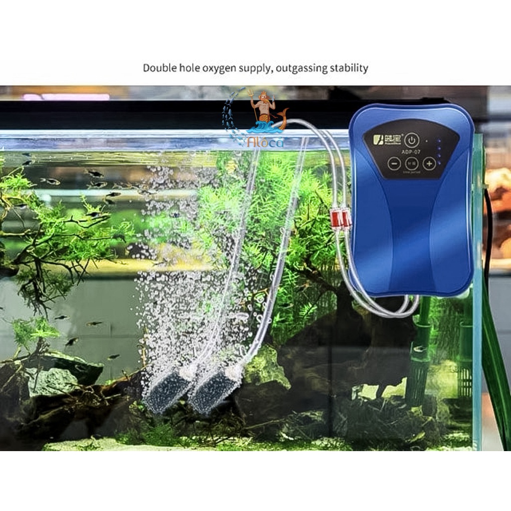 Sủi tích điện Oxy Aqua Blue ADP-03, ADP-07, ADP-09 cho bể cá cảnh