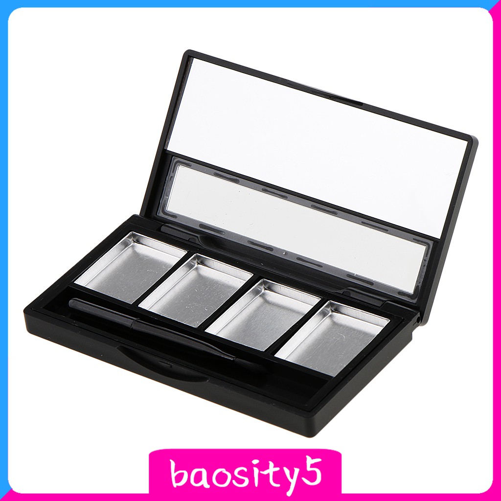 (Hàng Mới Về) Bảng Màu Rỗng Đựng Phấn Mắt Má Hồng Son Môi Diy Có Gương Tiện Dụng | BigBuy360 - bigbuy360.vn
