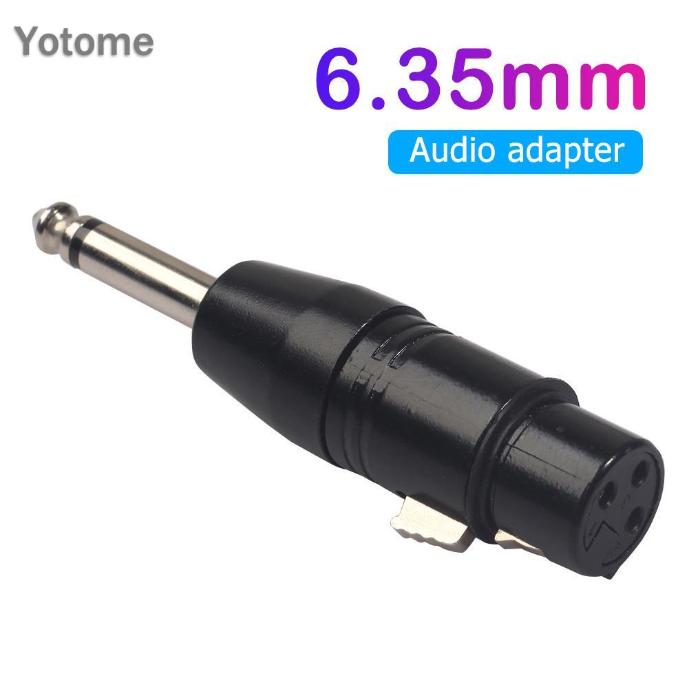 Đầu Chuyển Đổi Âm Thanh Từ Giắc Cắm 6.35mm Mono Male Sang Xlr 3pin Female