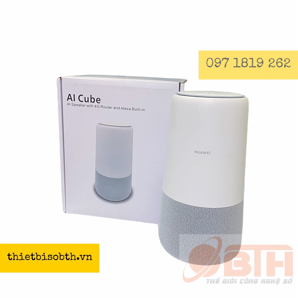 Bộ phát WiFi 4G Huawei AI Cube B900-230, Tốc độ LTE CAT6 300Mbps, WiFi AC 1167Mbps B900