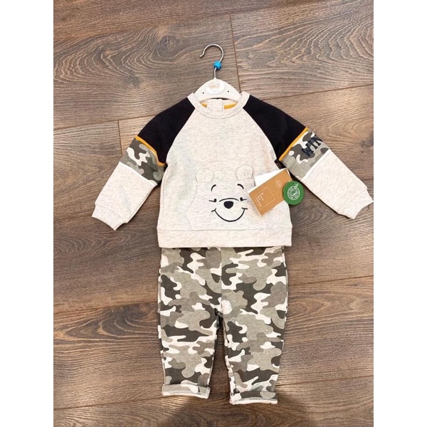 bộ nỉ Disney c$a gấu pooh size nhí siêu đẹp