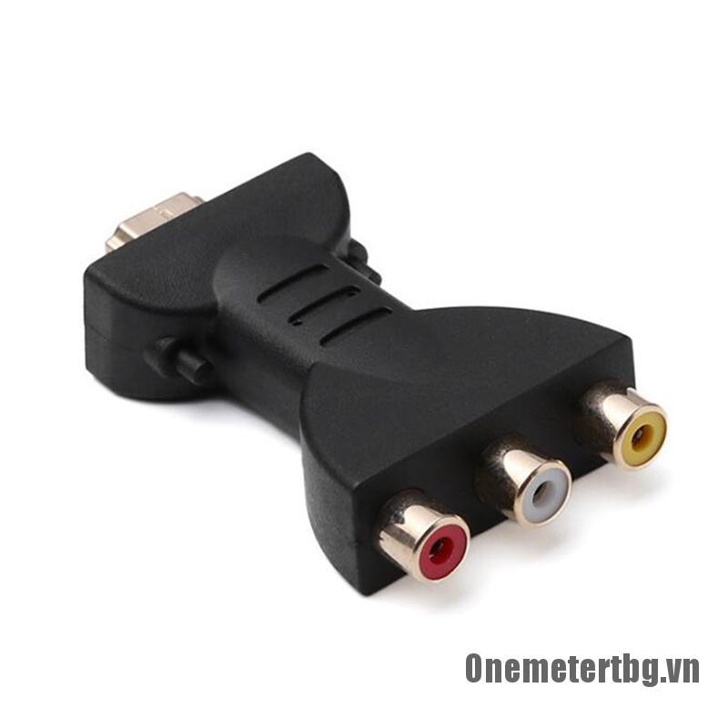 【Onemetertbg】AV Digital Signal 1080p HDMI To VGA Adapter HDMI To AV RCA Video Audio Cable