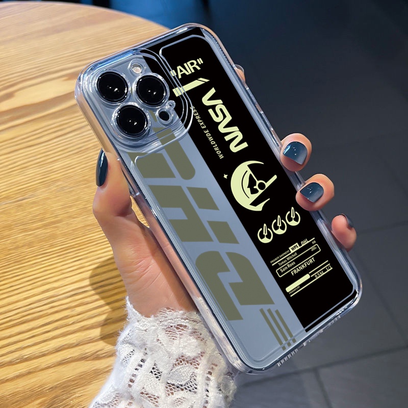 Ốp Điện Thoại TPU Trong Suốt Họa Tiết Logo NASA Cho Xiaomi Redmi Note 11 12 Pro 5G 11S 10 Pro 4G 10S Redmi 12C 11A 10C 9C
