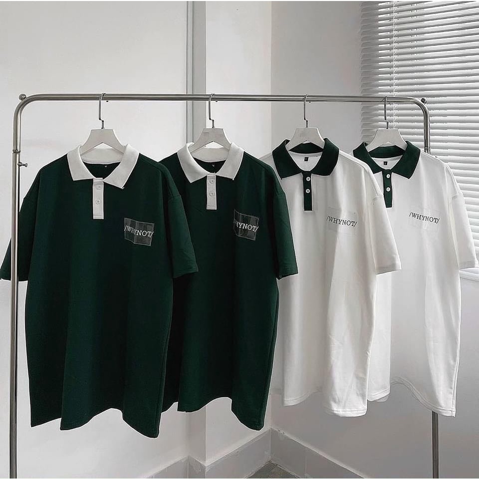 Áo Thun Polo WHYNOT Phối Cổ Unisex