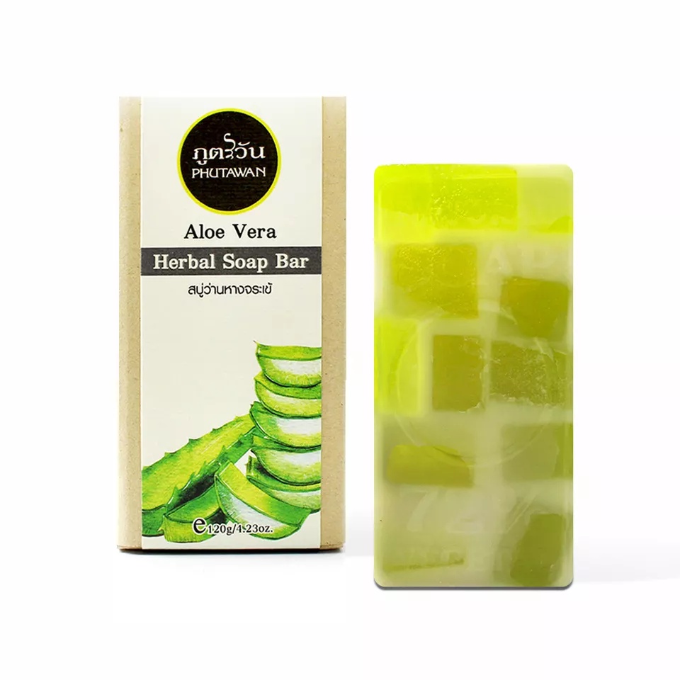 Xà Phòng Thảo Dược Phutawan Herbal Soap Bar Thành Phần Tự Nhiên 120g