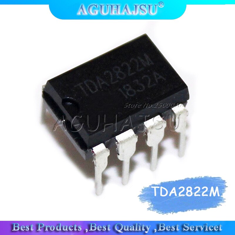 Bộ 10 Ic Chất Lượng Cao Tda2822M Dip8 Tda2822 Dip 2822m Dip-8