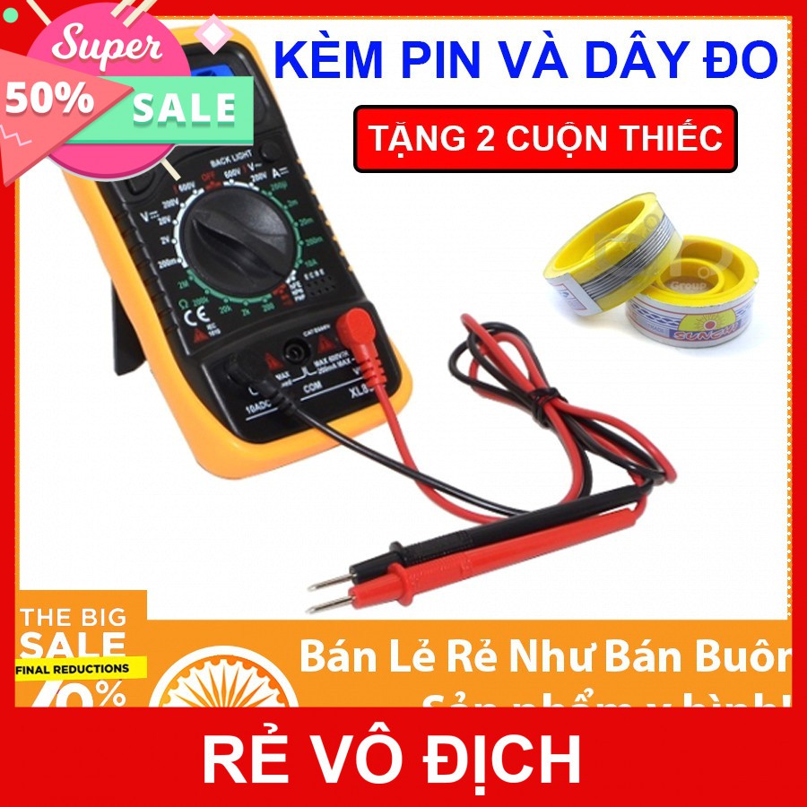 Đồng Hồ Điện Tử XL830 tặng 2 cuộn thiếc sunchi