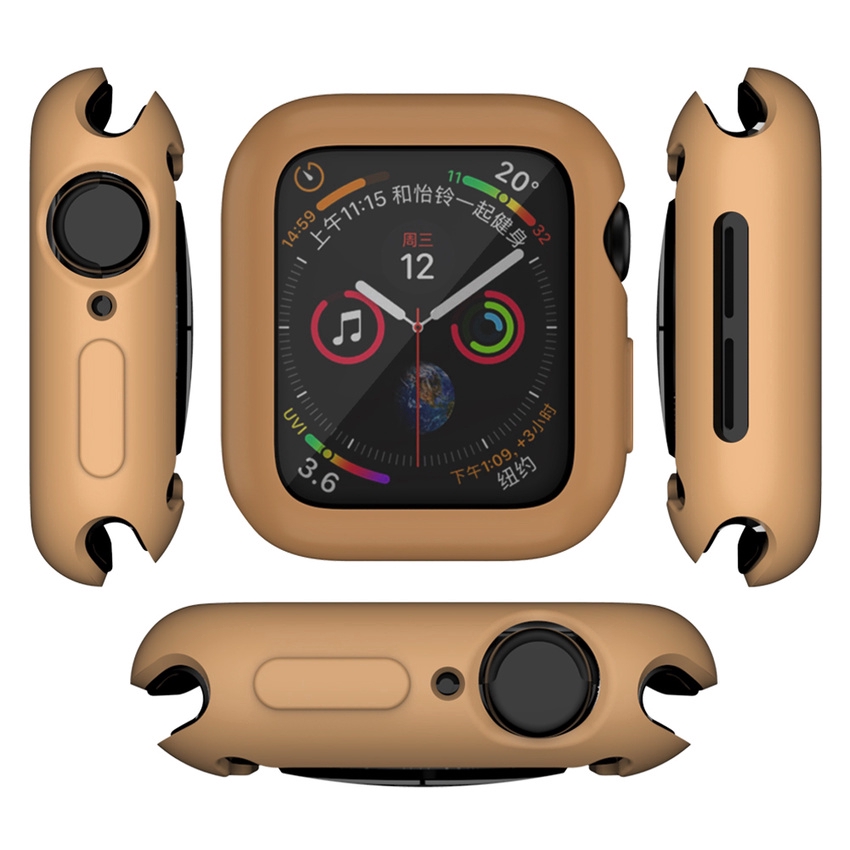 Bộ Ốp Bảo Vệ Bằng Tpu 360 + Miếng Dán Màn Hình Cho Đồng Hồ Thông Minh Apple Watch Series 6 SE 5 4 3 2 1 Iwatch 42mm 38m 40mm 44mm