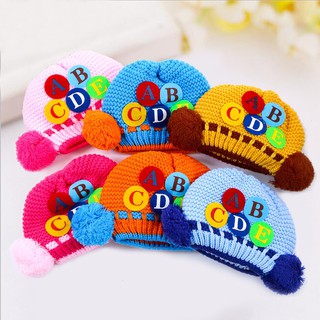 Mũ len lót nỉ ABC đáng yêu, ấm áp cho bé