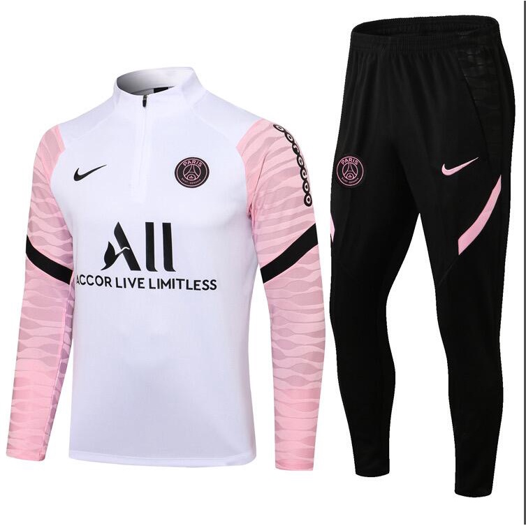 Áo Khoác Bóng Đá Tay Dài Paris Jordan Saint Germain PSG Messi Cỡ S-XXL 21 / 22 Chất Lượng Cao