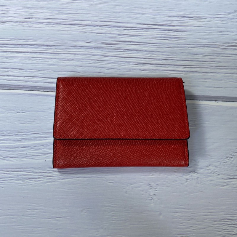 [DA THẬT] Ví nữ mini, ví mini card Holder da safiano - thời trang OLUX - sản phẩm chính hãng