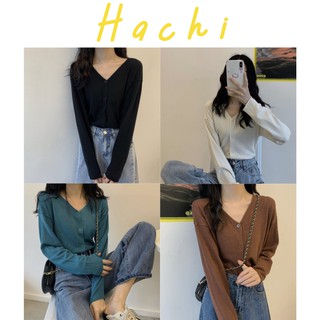Áo cardigan len cổ chữ V Quảng Châu