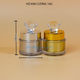 HŨ NHỰA KIM CƯƠNG LỚN 10G