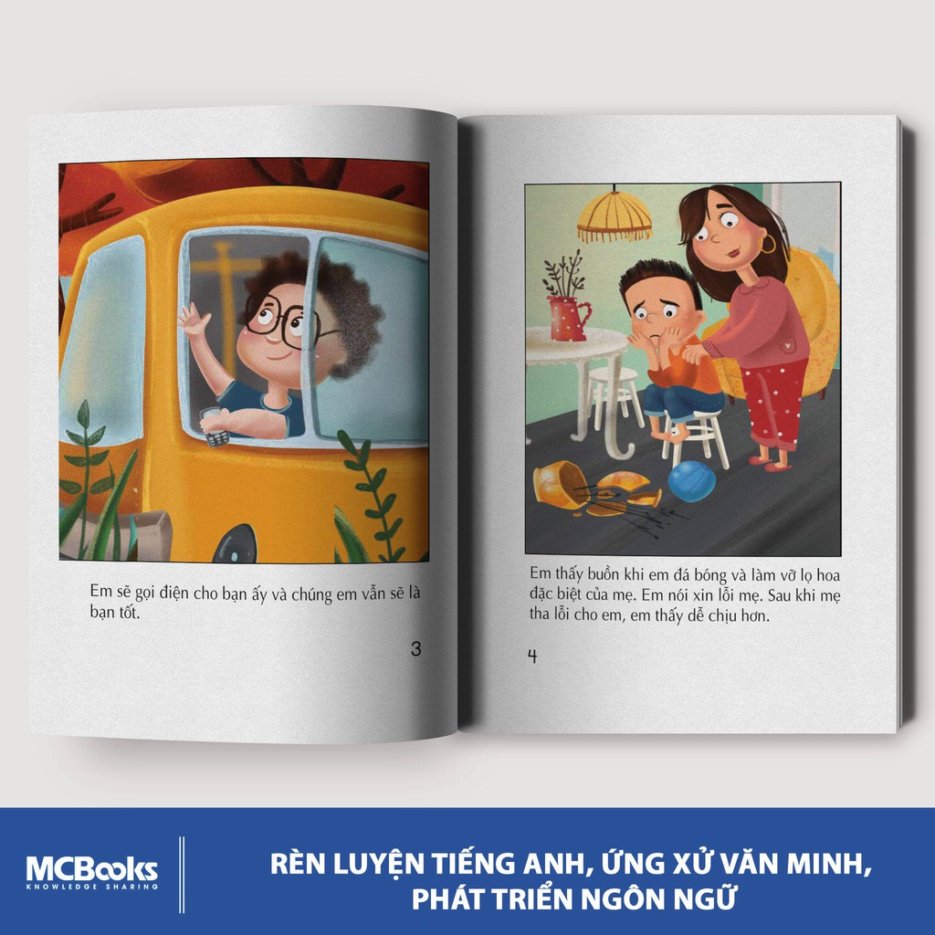 Sách Giỏi Tiếng Anh Vui Ứng Xử Feeling Sad Kèm App Học Online