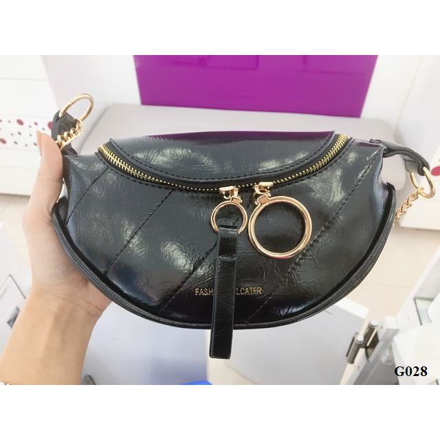 Túi bao tử đeo hông, đeo chéo da trơn mịn hot trend | BigBuy360 - bigbuy360.vn