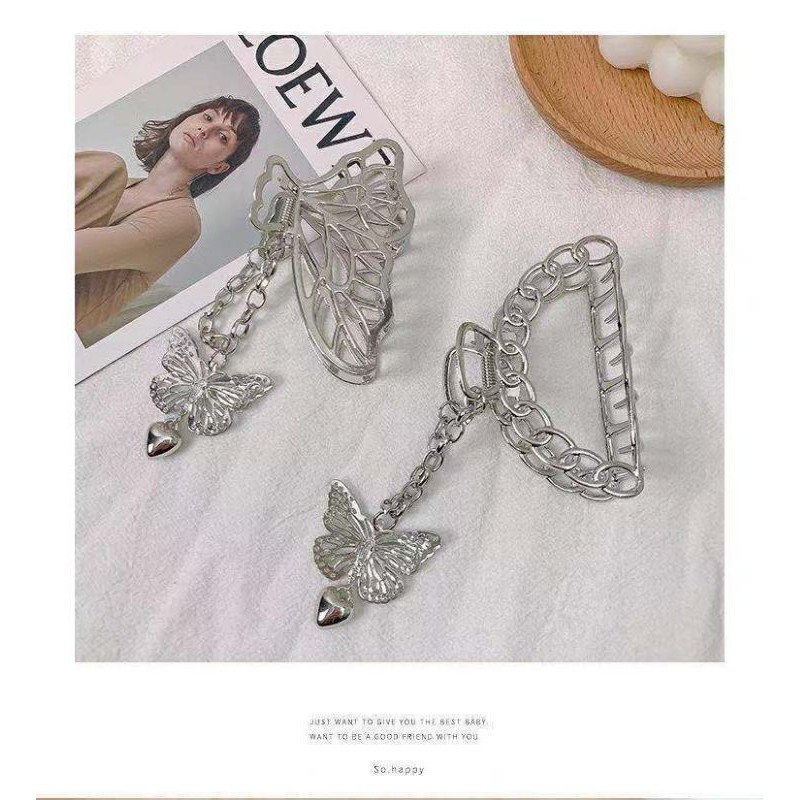 Kẹp tóc hình bướm phong cách Hàn Quốc xinh xắn cho nữ- kẹp cua - Selenshop