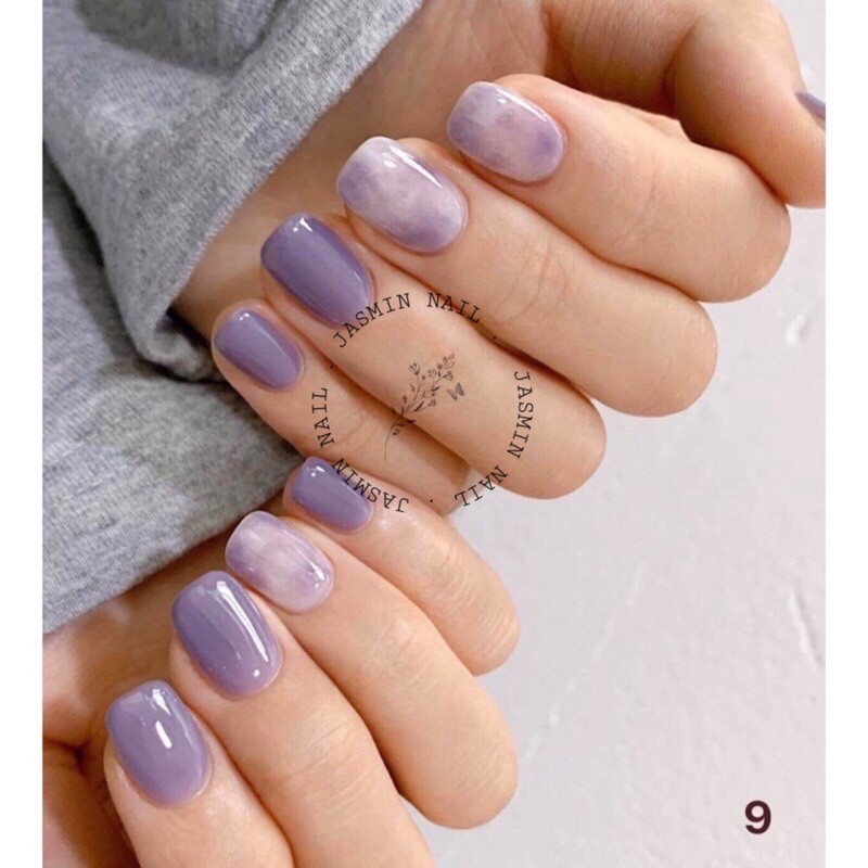[Mã NHUQAD giảm 10% đơn 100k][ NAIL BOX] Nailbox móng úp thiết kế sẵn  mẫu loang màu kèm keo dũa