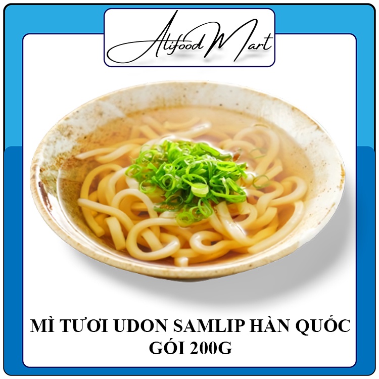 Mỳ tươi udon Samlip Hàn Quốc làm mỳ tương đen 200gr/ gói
