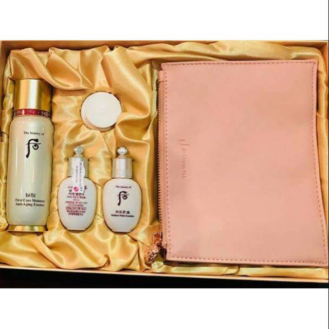 Set dưỡng chống lão hóa Whoo Bichup First Care Moisture Anti-Aging Essence 5pcs