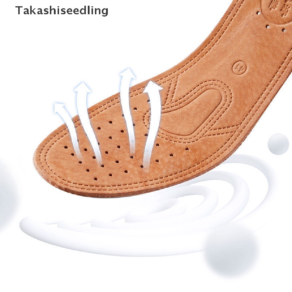 1 Cặp Đế Lót Giày Da Siêu Mỏng Thoáng Khí Thấm Hút Mồ Hôi Thay Thế