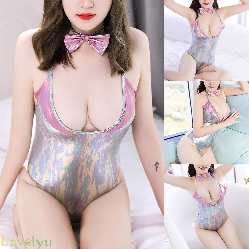 Bộ đồ ngủ áo liền quần bằng nylon 100% màu bạc sáng bóng dễ điều chỉnh chất lượng cao hàng mới cho nữ
 | BigBuy360 - bigbuy360.vn