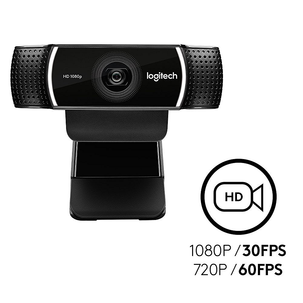 Webcam Logitech C922 Pro Stream full HD, tặng chân, phần mềm bản quyền Xsplit, check bảo hành chính hãng theo seri ... | BigBuy360 - bigbuy360.vn