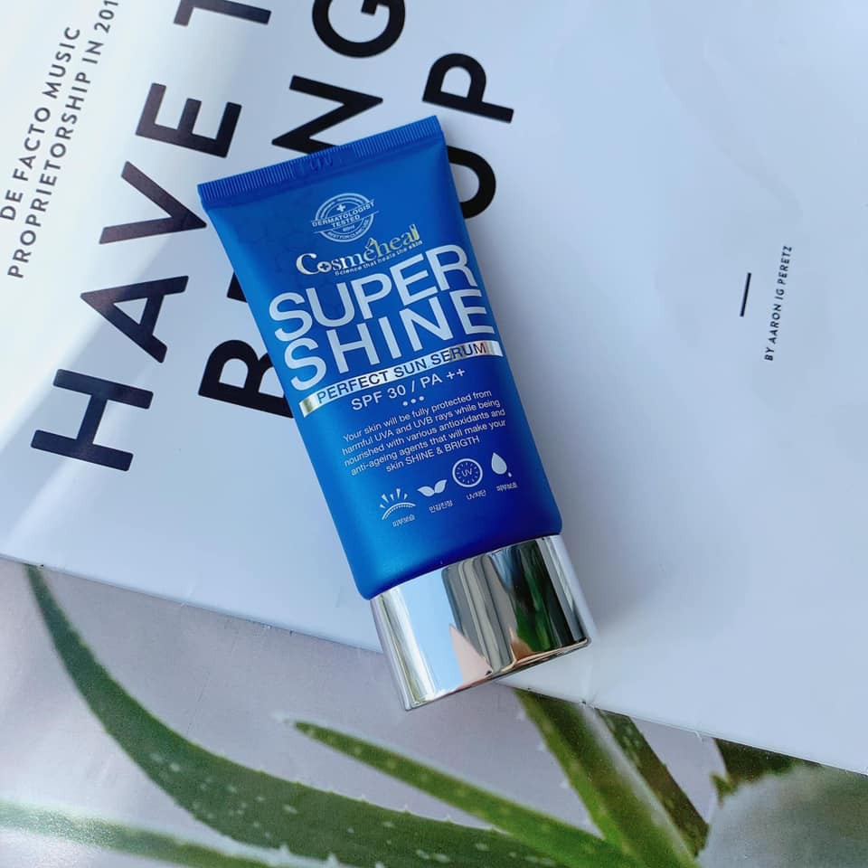 Kem tế bào gốc chống nắng nội sinh Cosmeheal SUPERSHINE Perfect Sun Serum