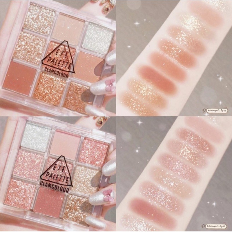 Bảng phấn mắt Glamcolour 9 ô | BigBuy360 - bigbuy360.vn