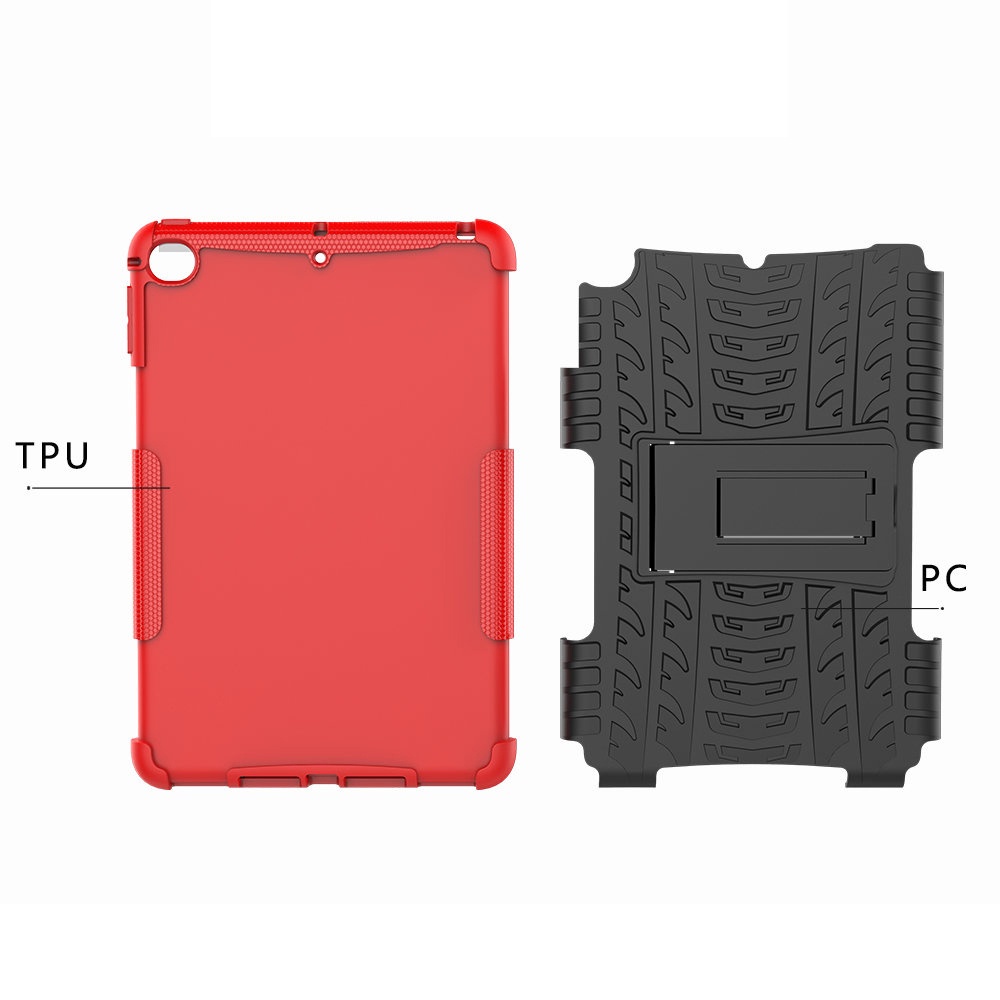 Ốp máy tính bảng Silicon + PC chống sốc 2 trong 1 cho iPad 9.7 2017 2018 Air 2 6 mini 1 2 3 4 5