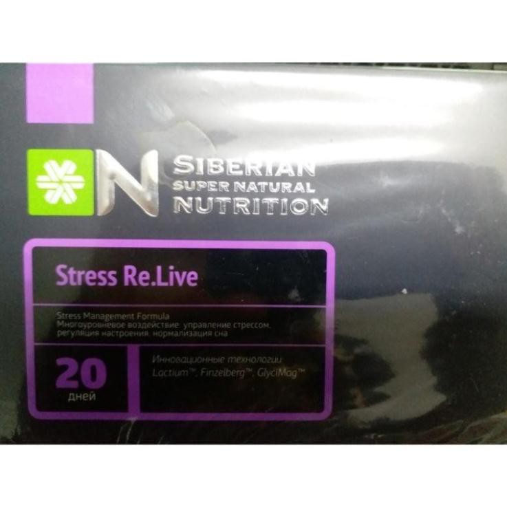 Thực phẩm bảo vệ sức khỏe hỗ trợ mất ngủ Siberian Super Natural Nutrition. Stress Re.live SBR