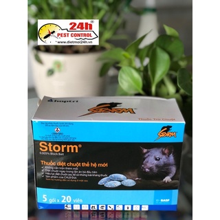 Hộp thuốc diệt chuột Storm (hộp 5 gói x 20 viên)