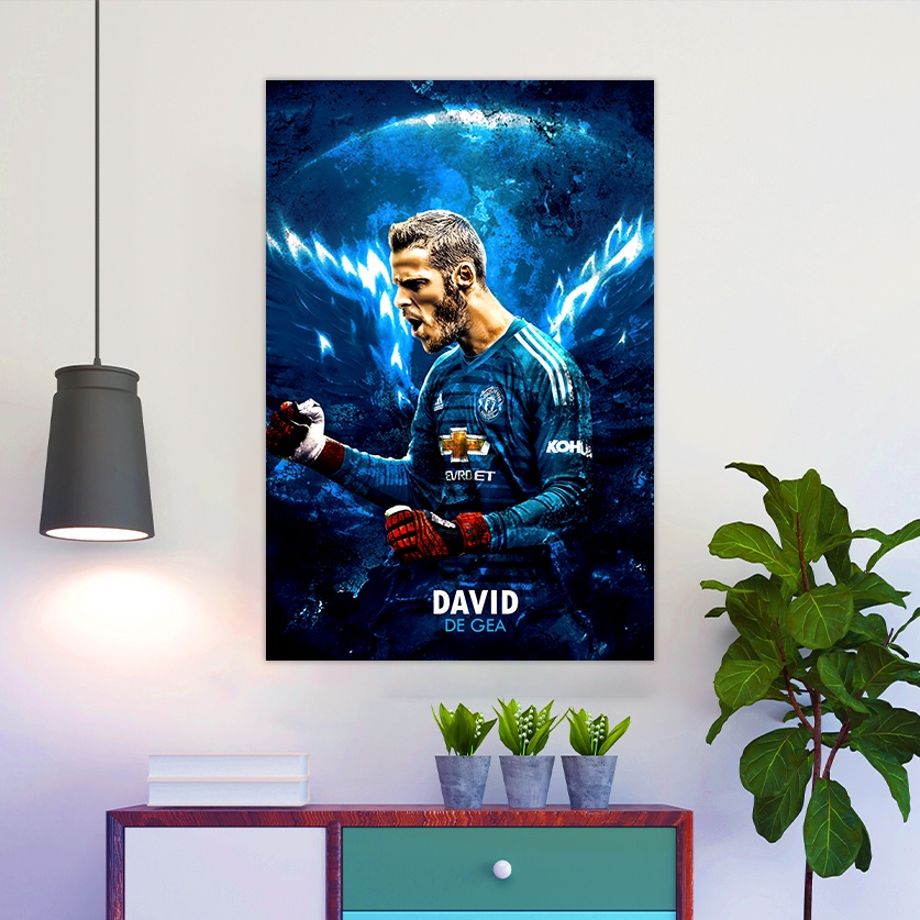 Tranh Dán Decor Phòng Ngủ , Nhà Hàng , Quán Cà Phê Chủ Đề David De Gea