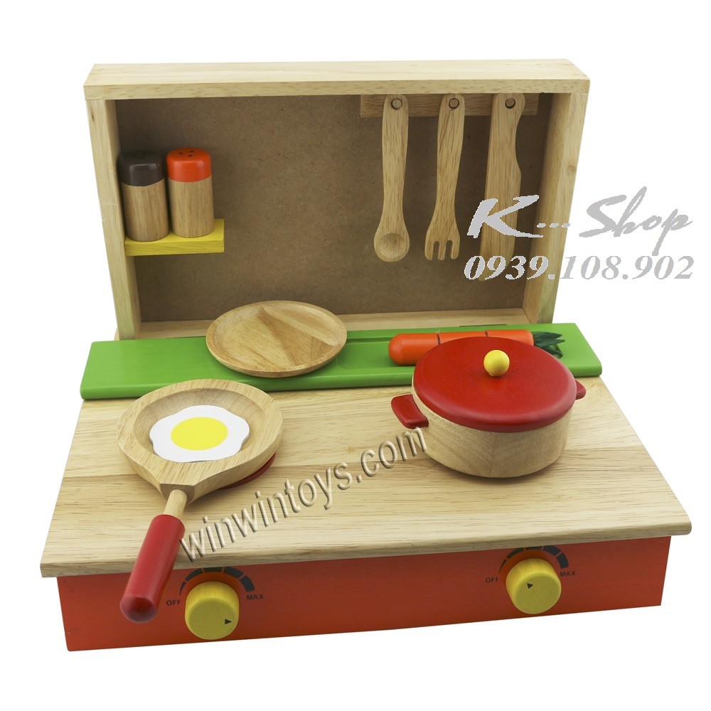 Đồ chơi gỗ Winwintoys - Bộ nấu ăn