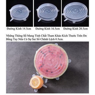 Nắp Đậy Thực Phẩm bằng silicon