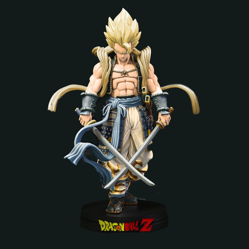 Mô Hình Samurai Shogun Dragon Ball Bằng Chất Liệu Nhựa Resin - Cao 18-20 cm