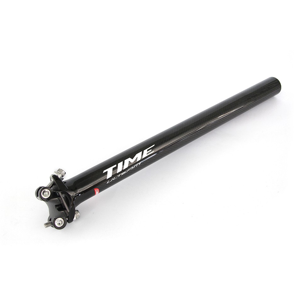 TIME 3K Bóng Full Sợi Carbon Xe Đạp Ghế Bài Núi / Đường Xe Đạp Seatposts 27.2 / 30.8 / 31mm * 350 / 