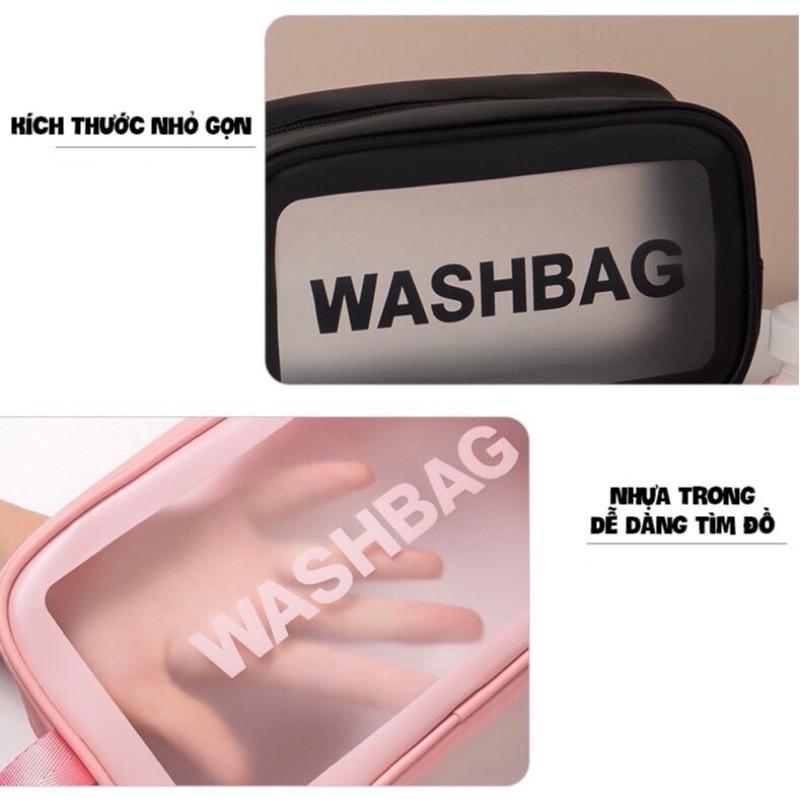 Túi Đựng Mỹ Phẩm Washbag + Quà Tặng Xinh