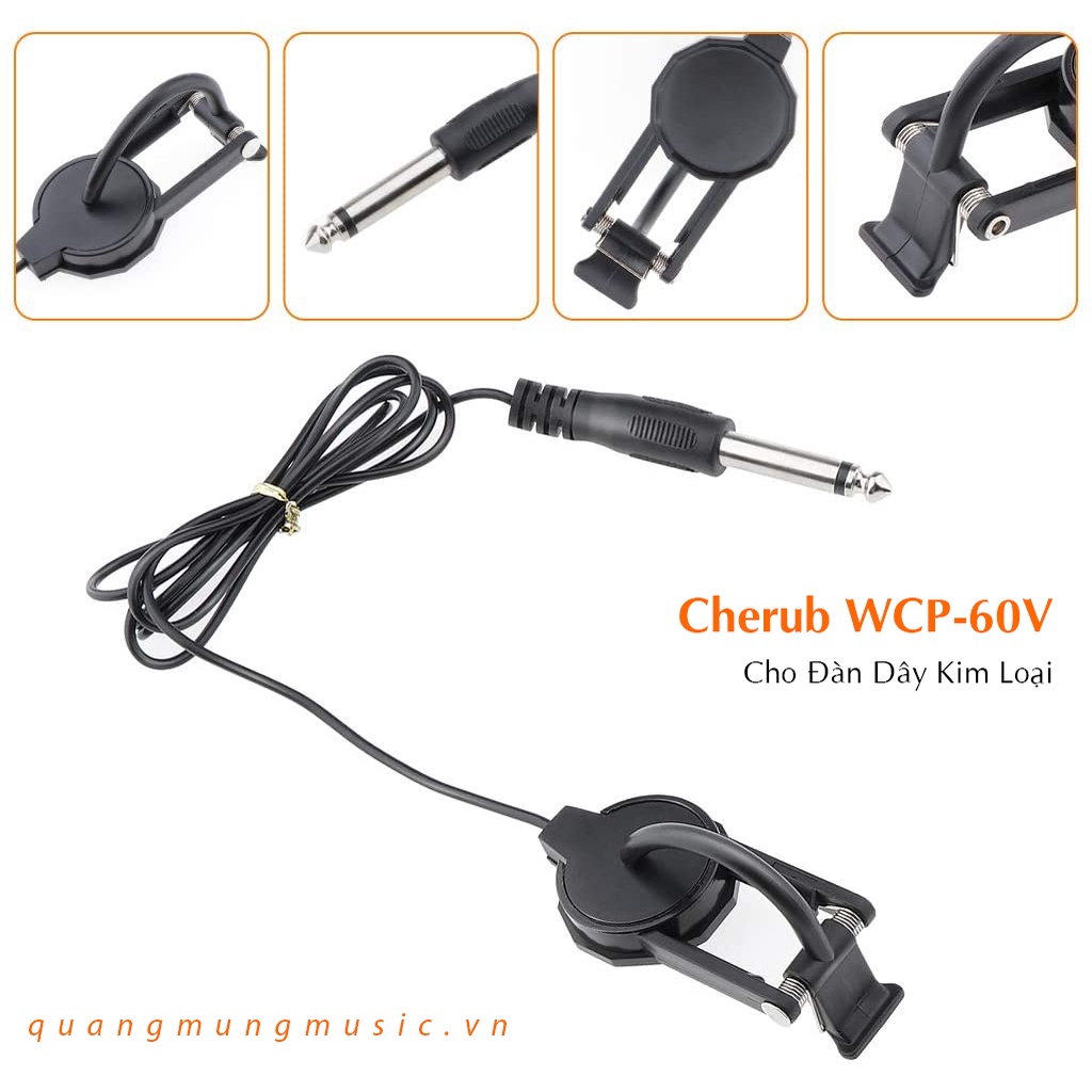 Bộ Tăng Âm – Pickup WCP-60V – Bộ Thu Phát Chuyên Dùng Cho Guitar, Violin, Đàn Nhị, Pipa